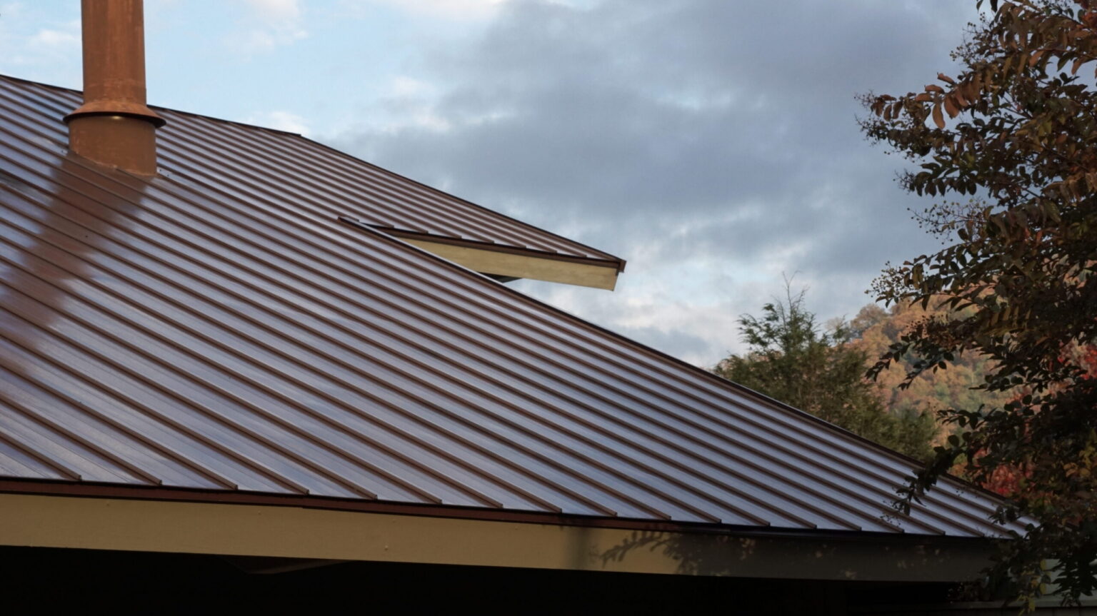 Brown metal roof installed by Timberman Roofing in Fort Walton Beach, FL